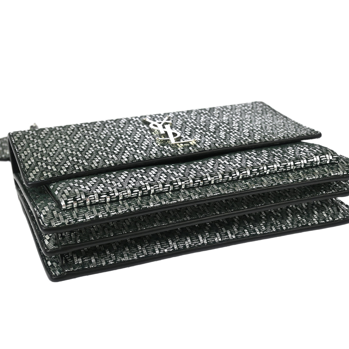 Yves Saint Laurent Silver Sunset Shoulder Bag