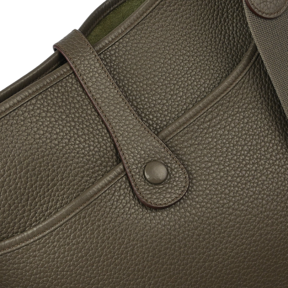 Hermes Etain Taurillon Clemence Evelyne 3 GM Shoulder Bag