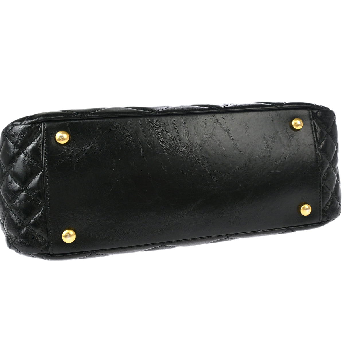 Chanel Black Calfskin Daily Walk Accordion Flap Bag