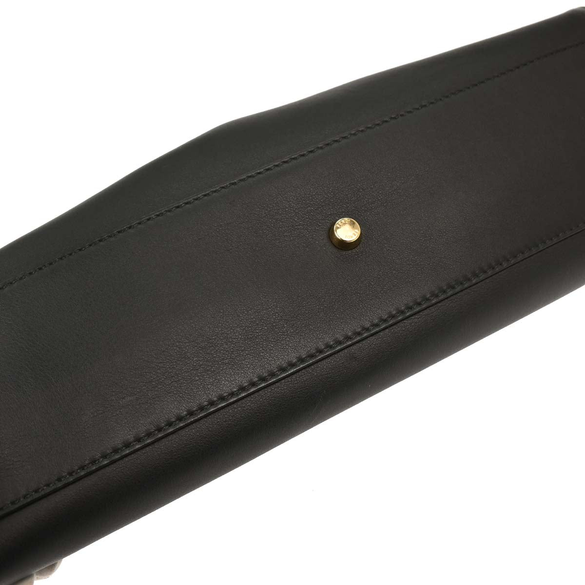 Fendi Black Leather Peekaboo 2way Shoulder Handbag