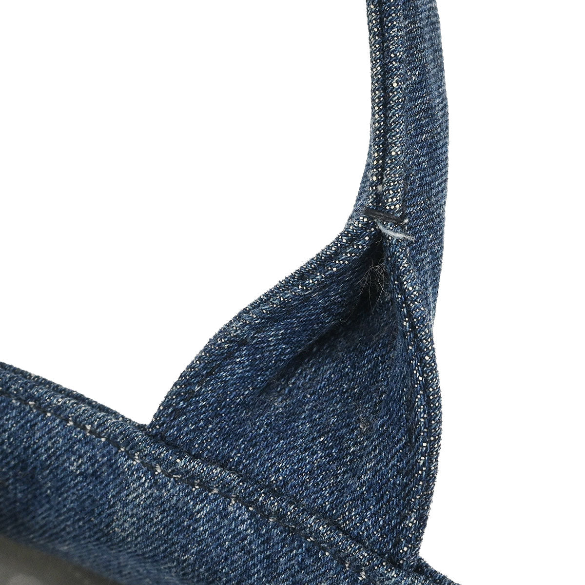 Prada Blue Denim Canapa Tote Handbag