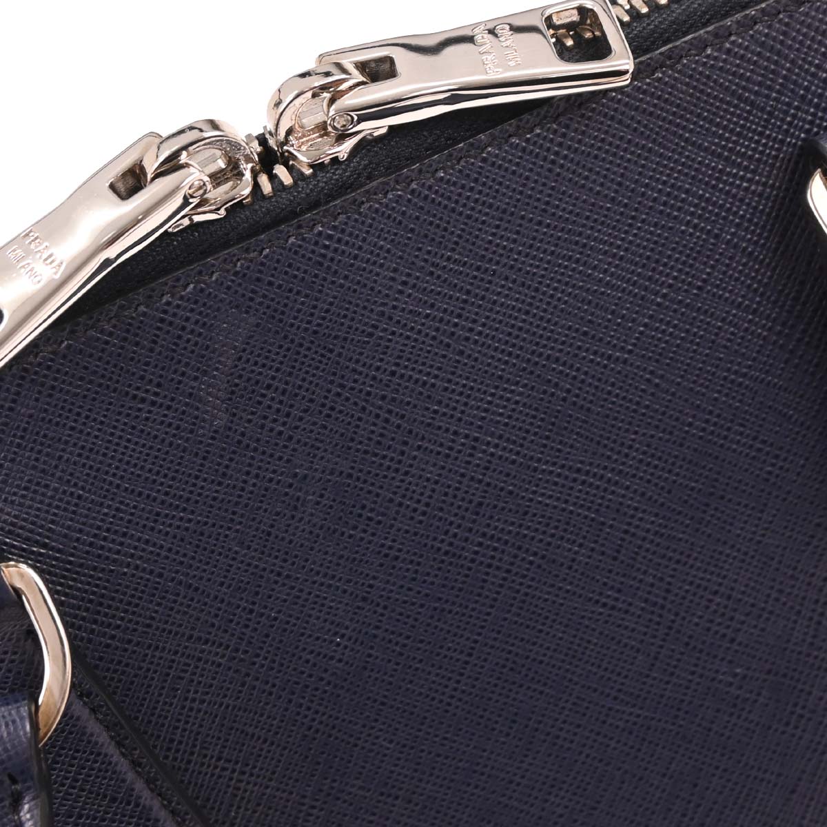 Prada Navy Leather Promenade 2way Shoulder Handbag