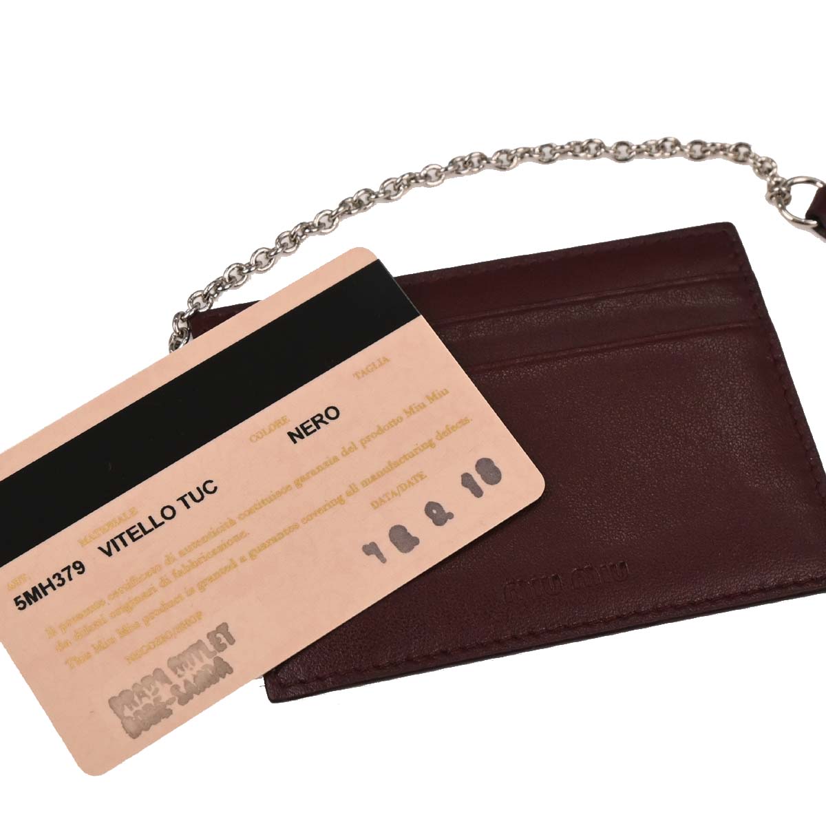 Miu Miu Black Long Wallet