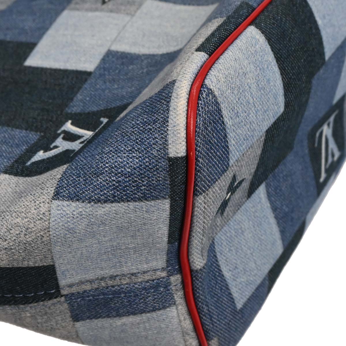 Louis Vuitton 2019 Monogram Denim Neverfull MM Shoulder Tote Bag M44981
