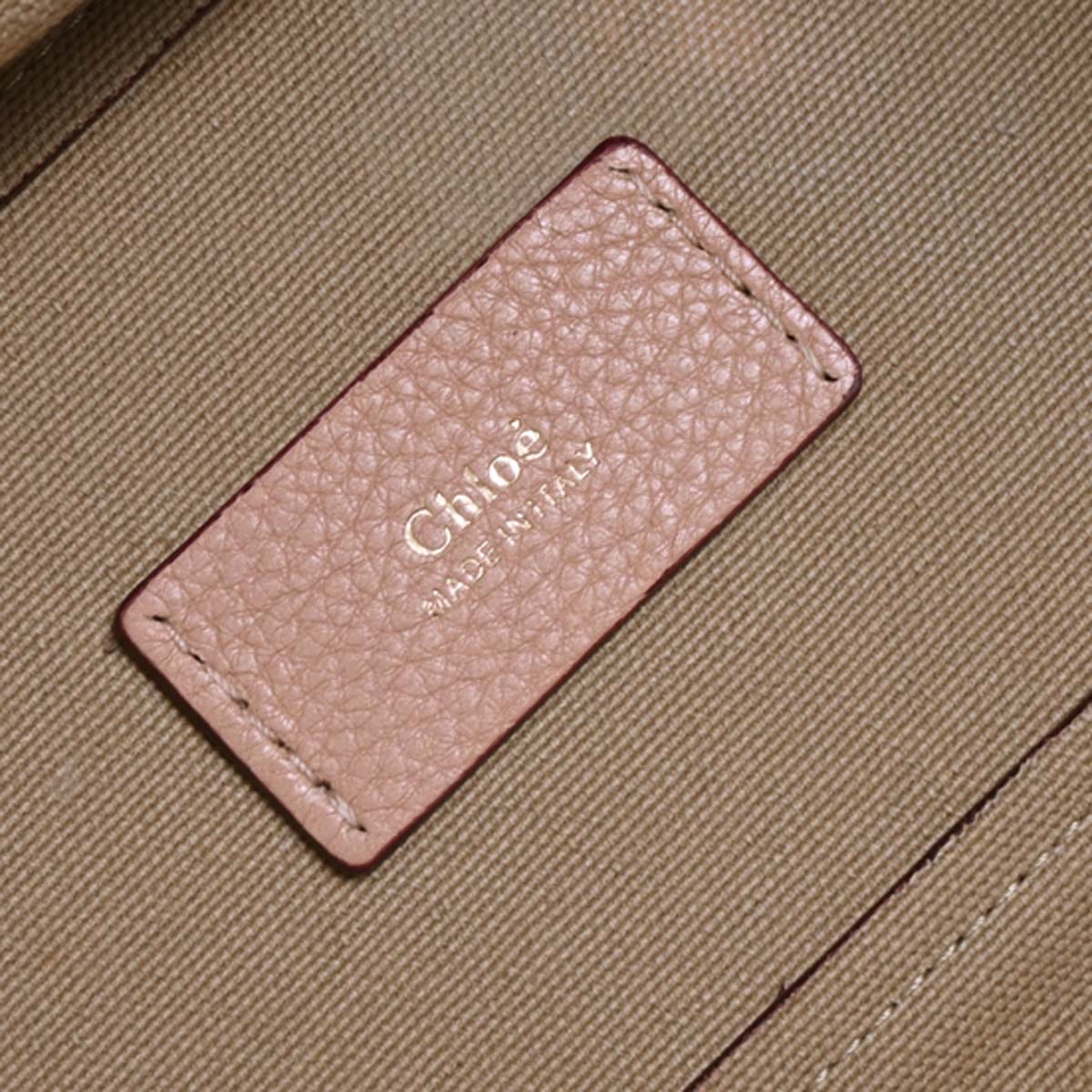 Chloe Beige Leather Everston 2way Shoulder Handbag