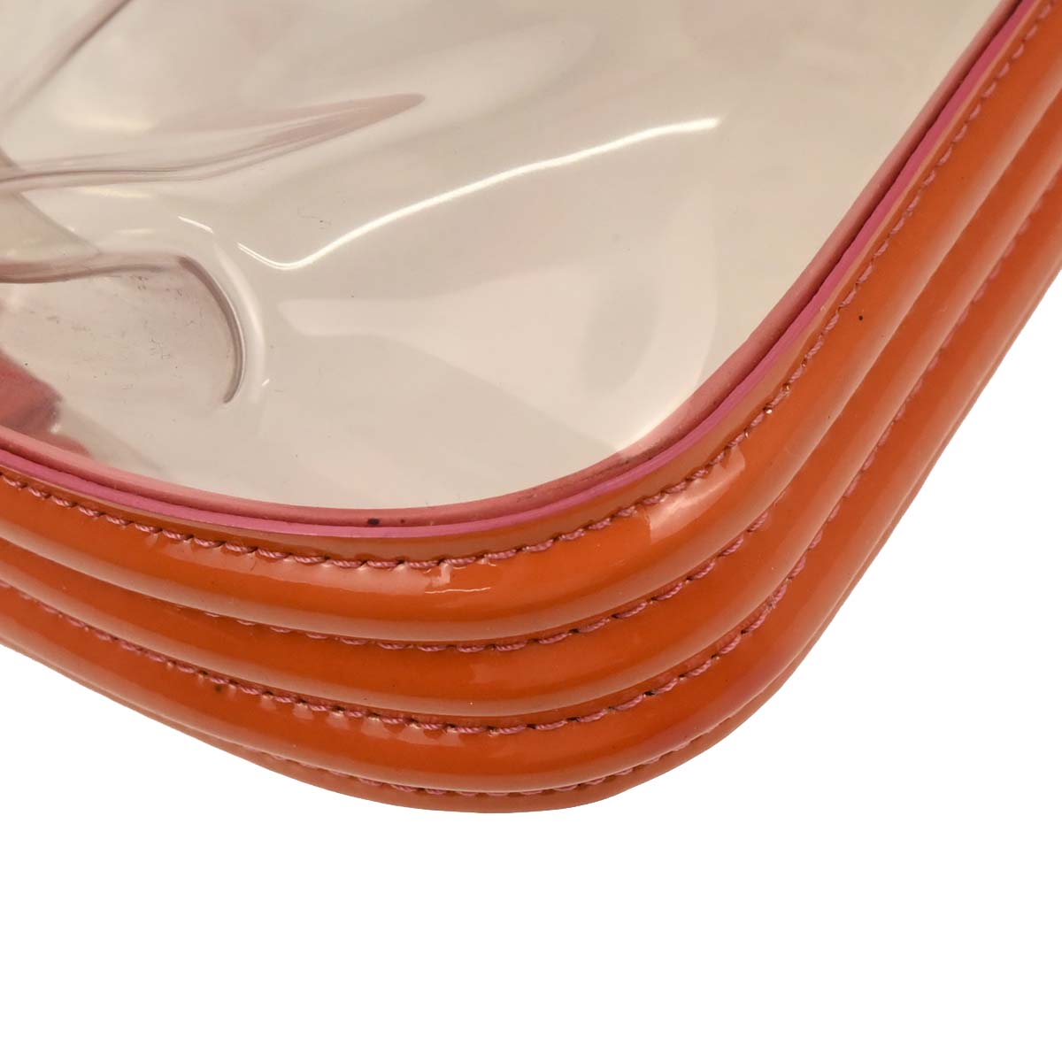 Boy Chanel Clear Pink PVC Patent leather Shoulder Bag