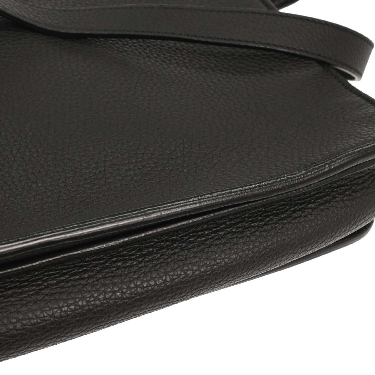 Gucci Black Leather Jackie Flap Shoulder Bag