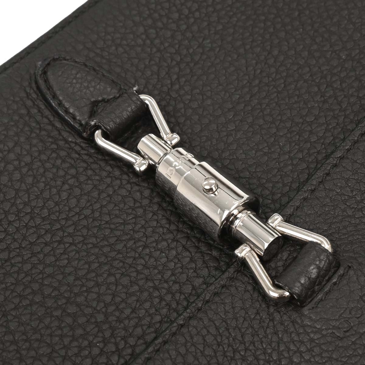 Gucci Black Leather Jackie Flap Shoulder Bag