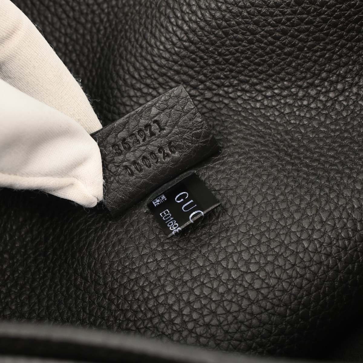 Gucci Black Leather Jackie Flap Shoulder Bag