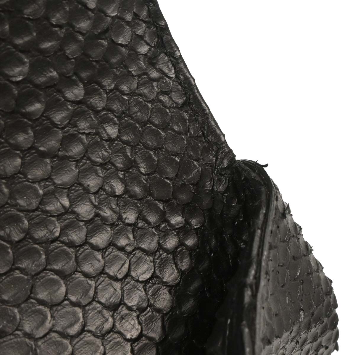 Saint Laurent * Black Python College 2way Shoulder Handbag