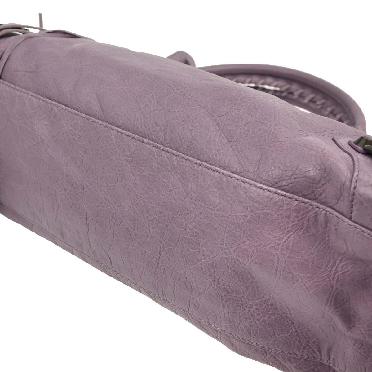 Balenciaga Purple The City Handbag