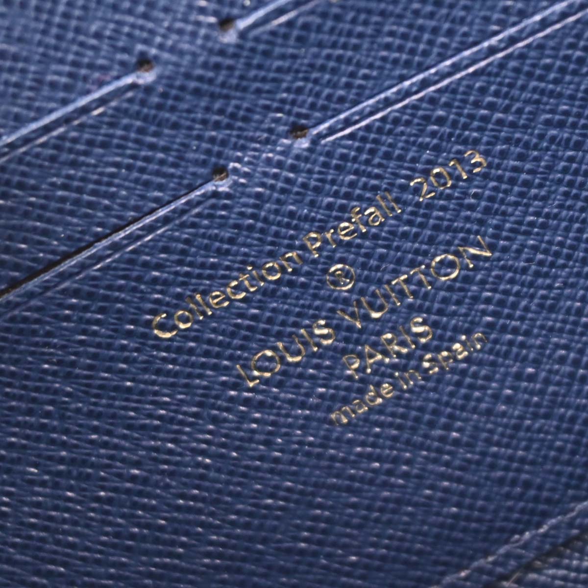 Louis Vuitton Blue Damier Payette Zippy Wallet N63172