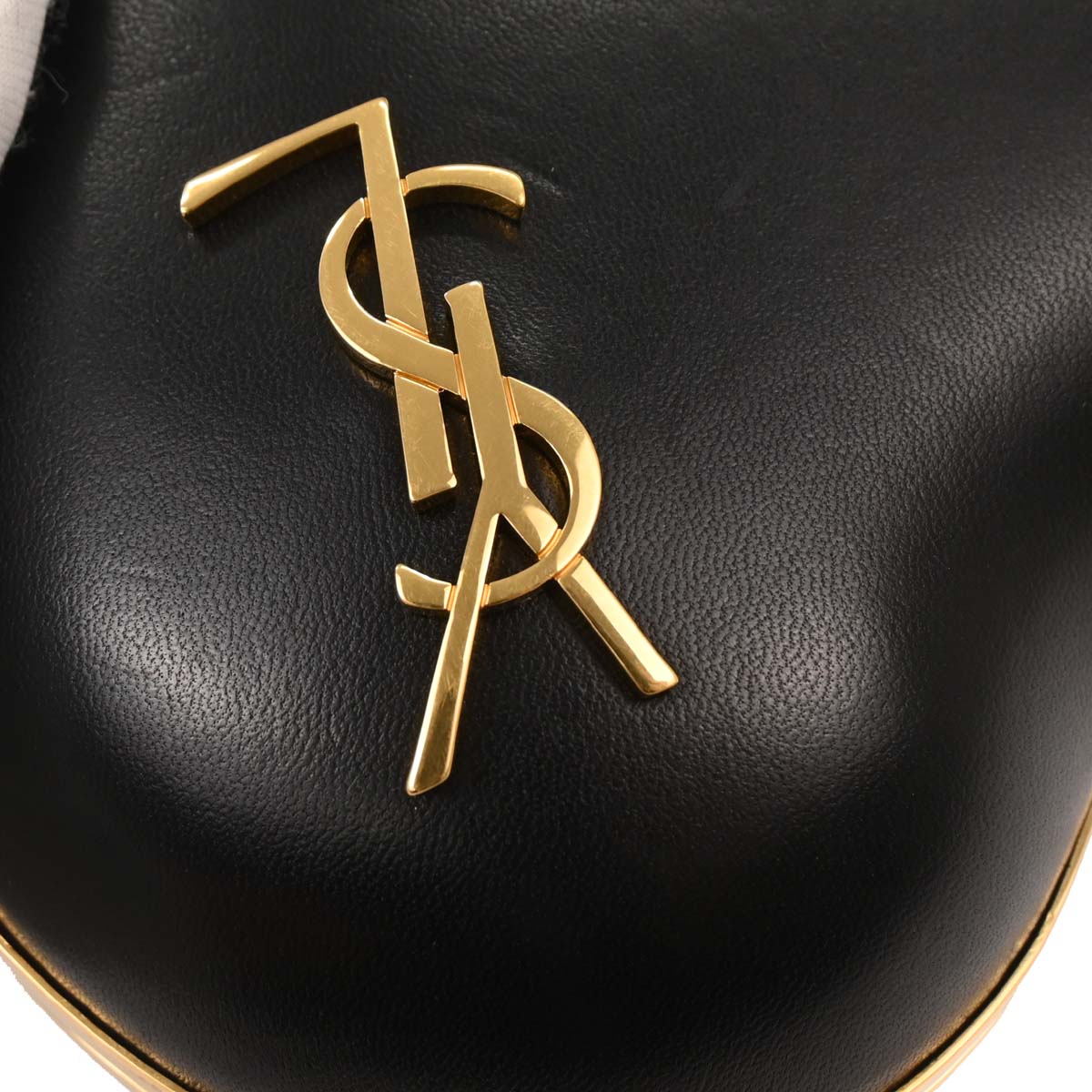 Saint Laurent Black Love Box Clutch Shoulder Bag