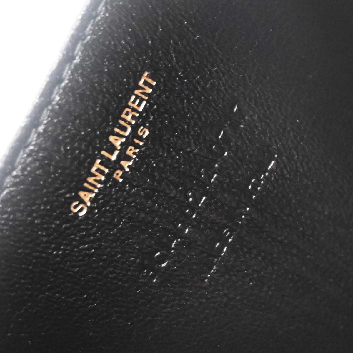 Saint Laurent Black Love Box Clutch Shoulder Bag