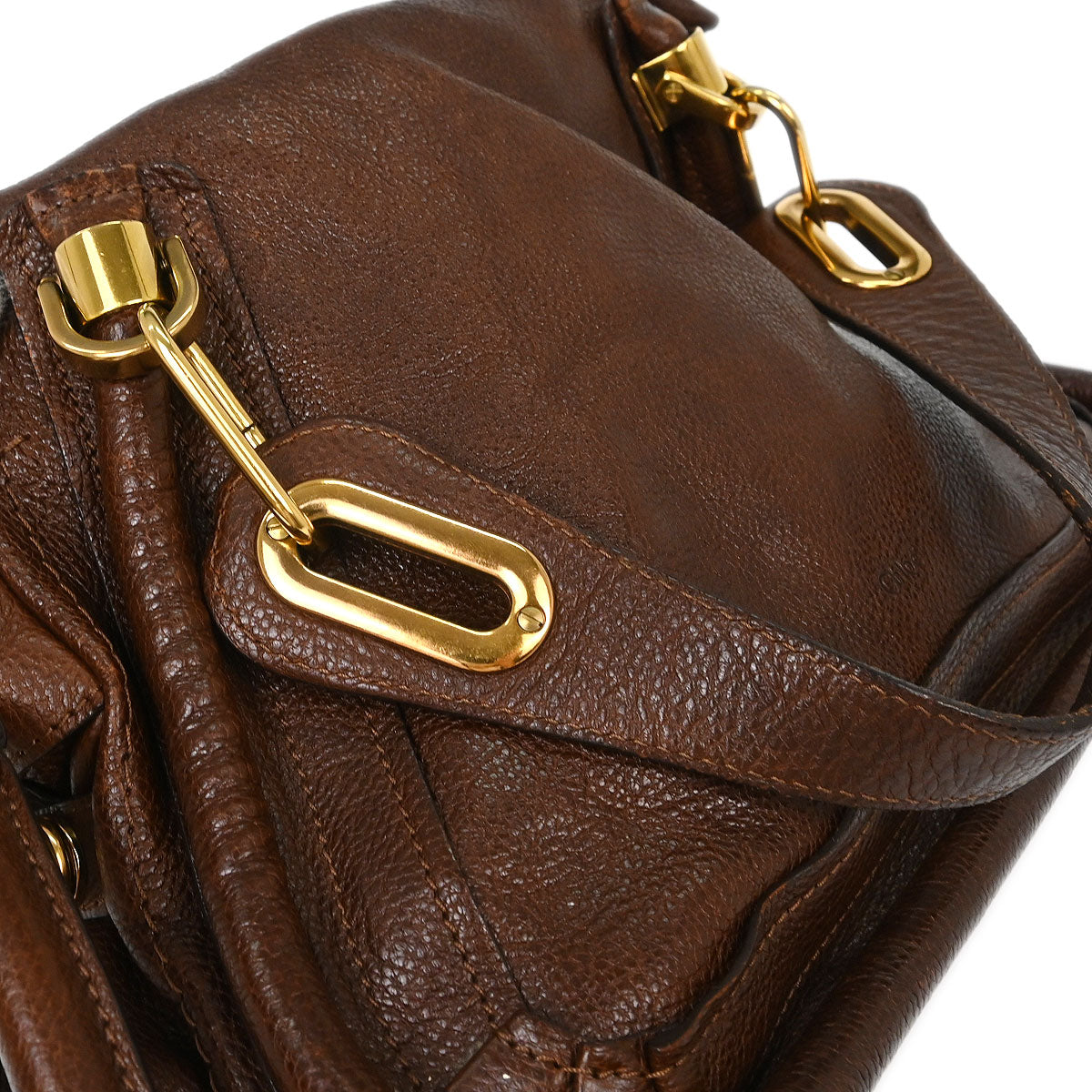 Chloe Brown Paraty 2way Shoulder Handbag