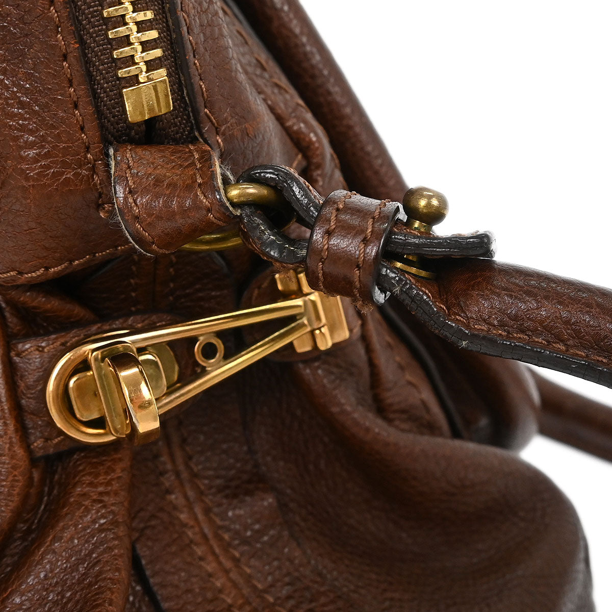 Chloe Brown Paraty 2way Shoulder Handbag