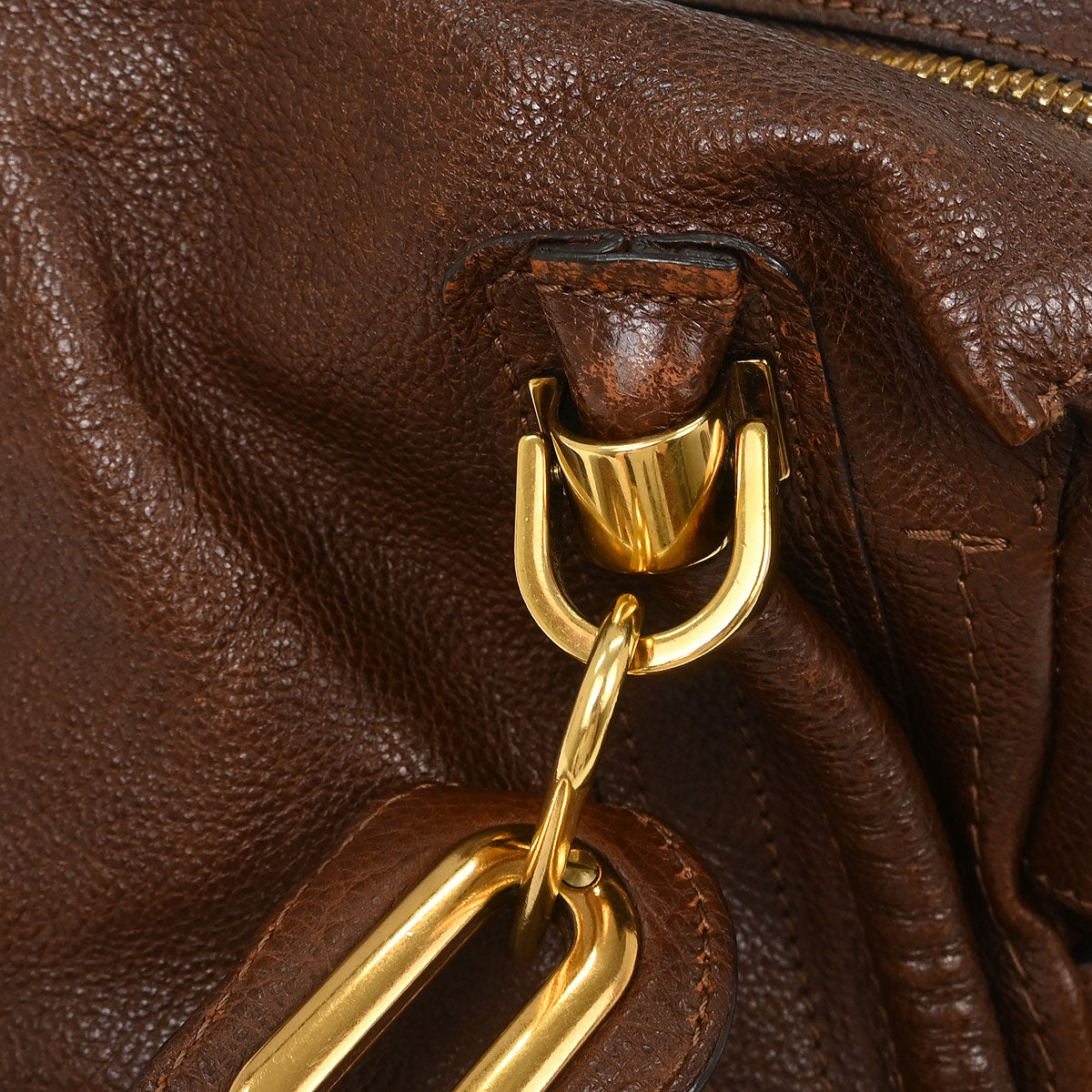 Chloe Brown Paraty 2way Shoulder Handbag