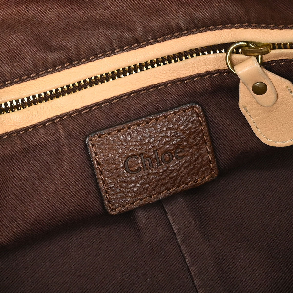 Chloe Brown Paraty 2way Shoulder Handbag