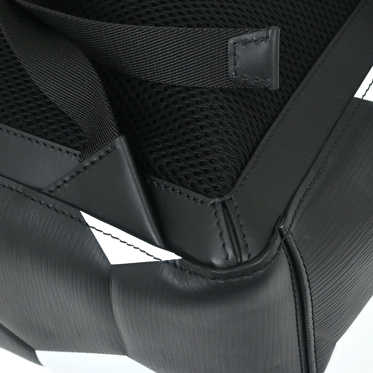 Louis Vuitton Black White Epi Apollo Backpack M52186