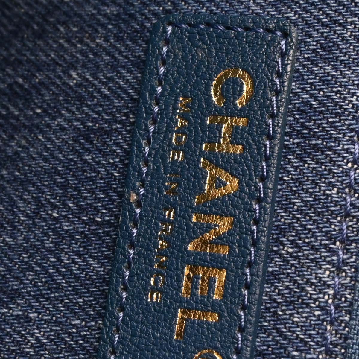 Chanel Blue Denim Medium Deauville 2way Shoulder Tote Bag