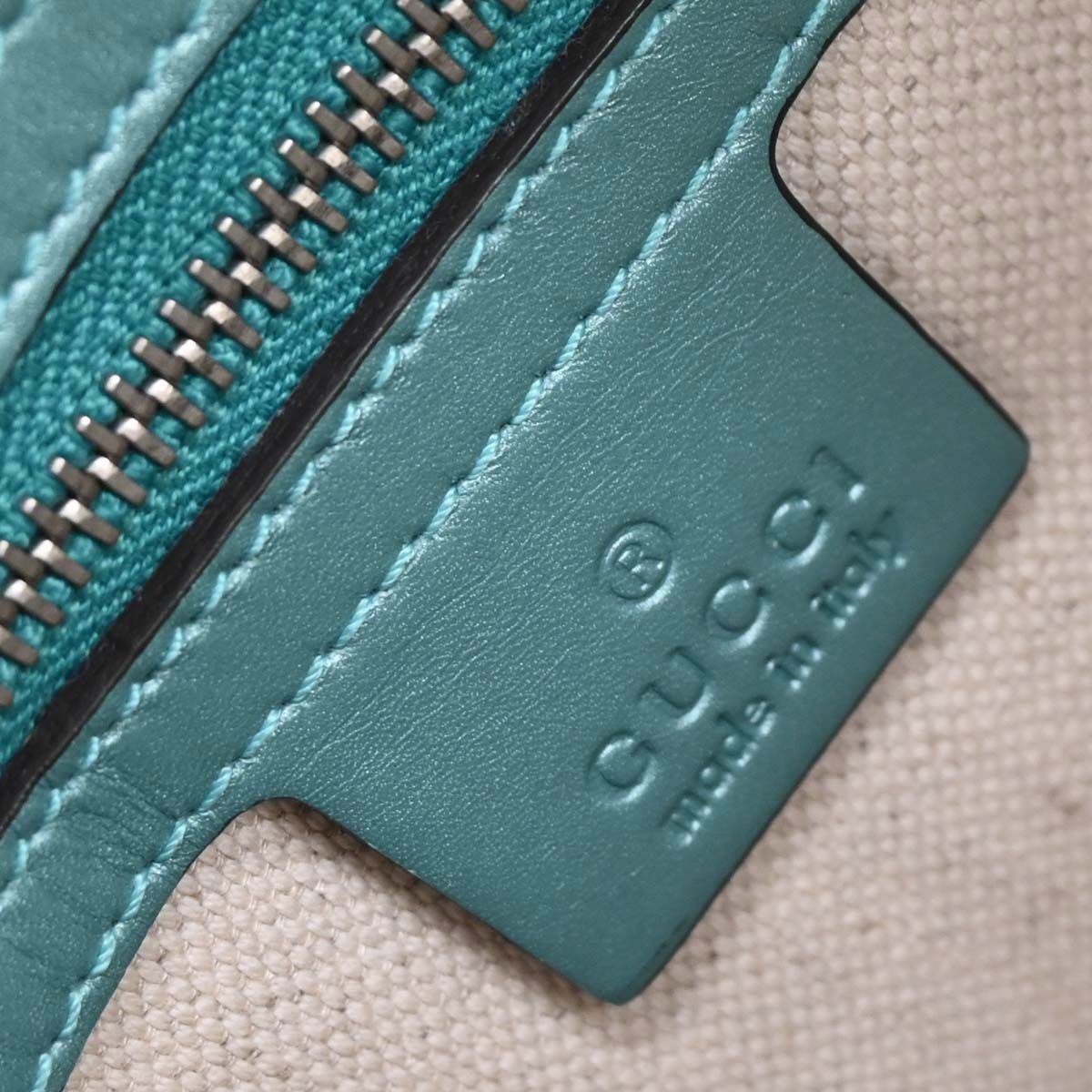 Gucci Light Blue Guccissima GG Hobo Handbag