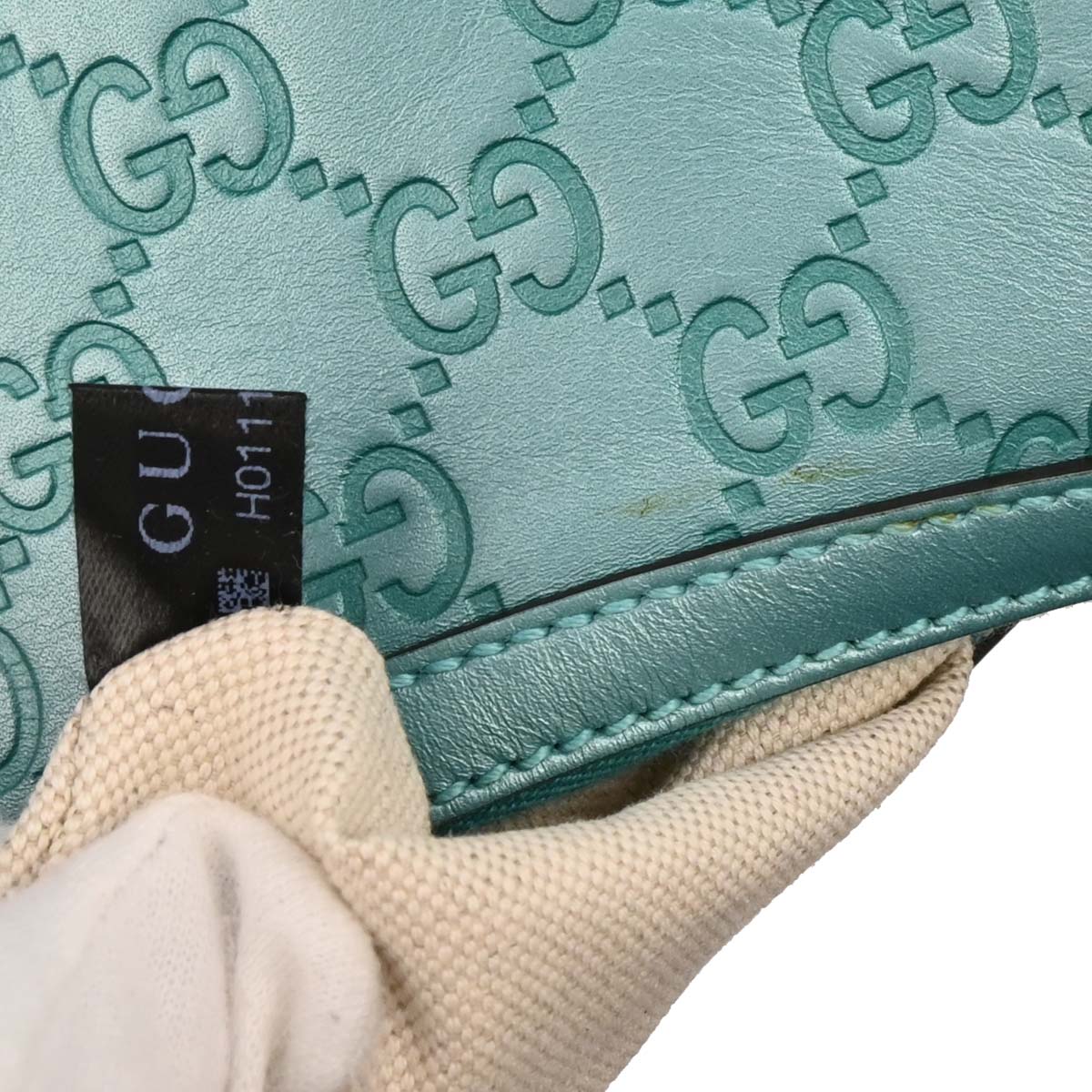 Gucci Light Blue Guccissima GG Hobo Handbag