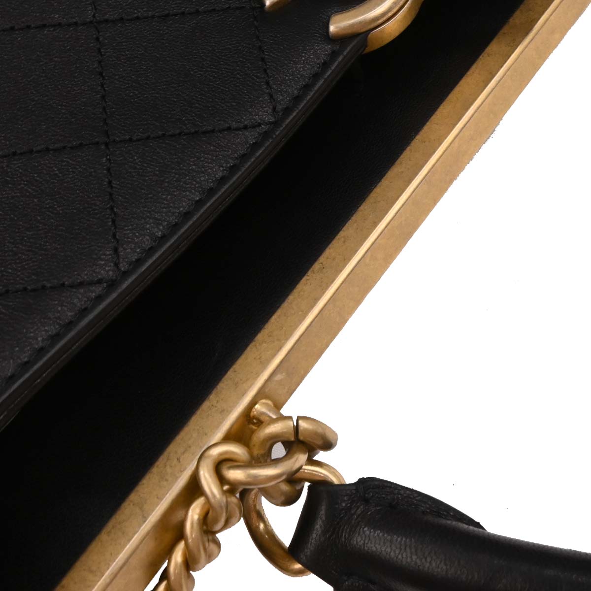 Chanel 2019 Black Coco Luxe Calfskin 2way Shoulder Handbag