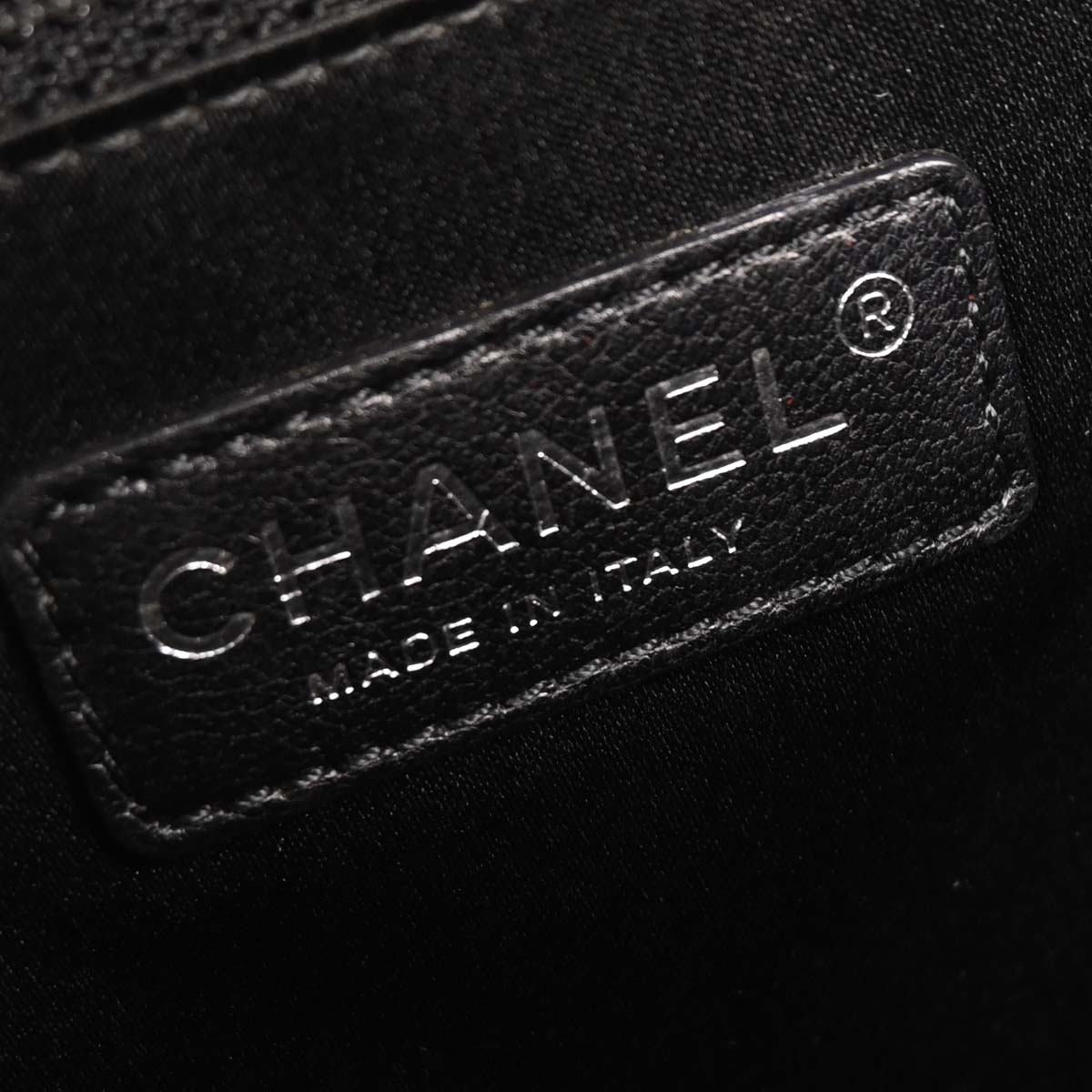 Chanel 2011 Black Caviar Grand Shopping Tote GST Chain Handbag