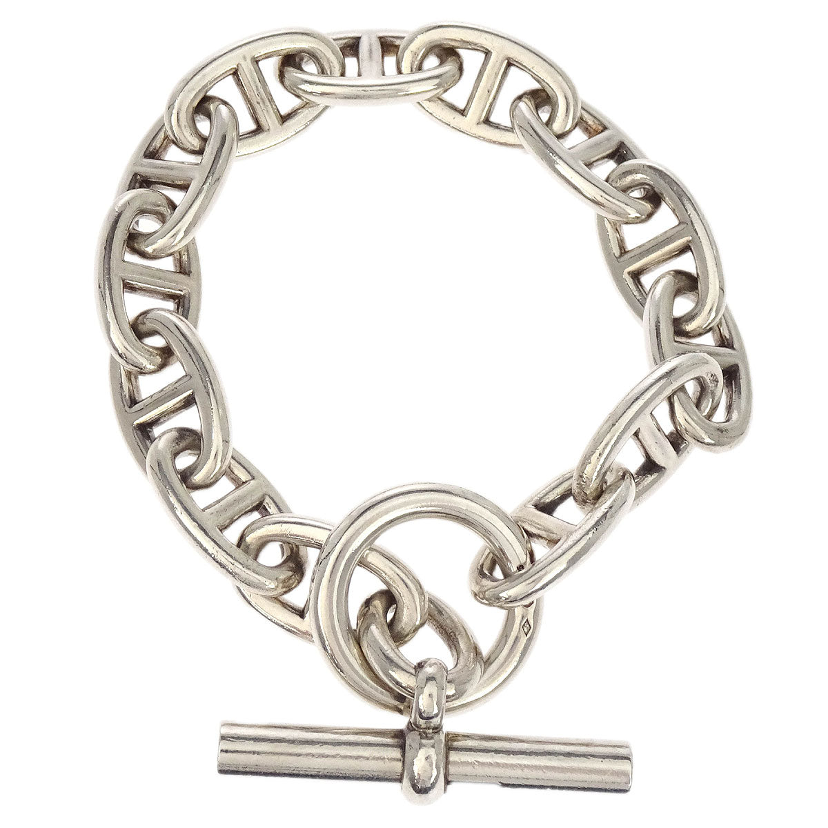 Hermes Chaine d'Ancre TGM Bracelet Ag925 Silver