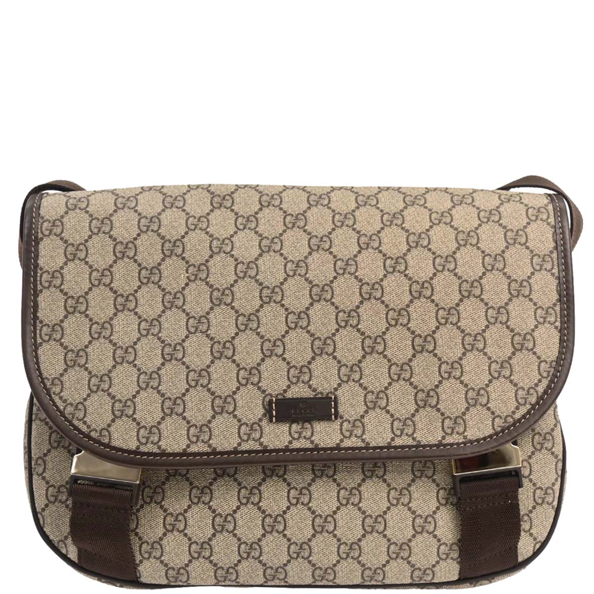 Gucci Brown GG Supreme Messenger Bag