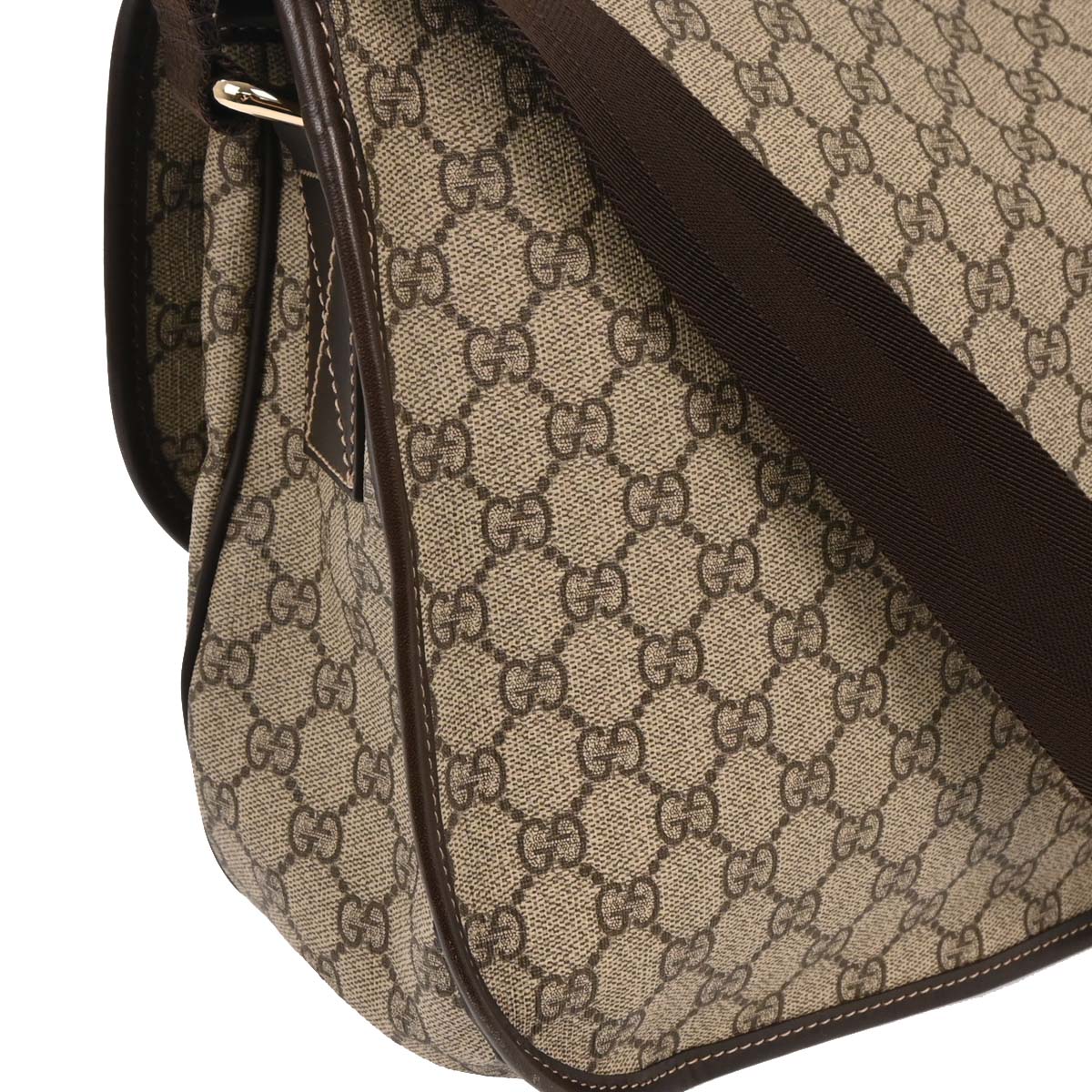Gucci Brown GG Supreme Messenger Bag