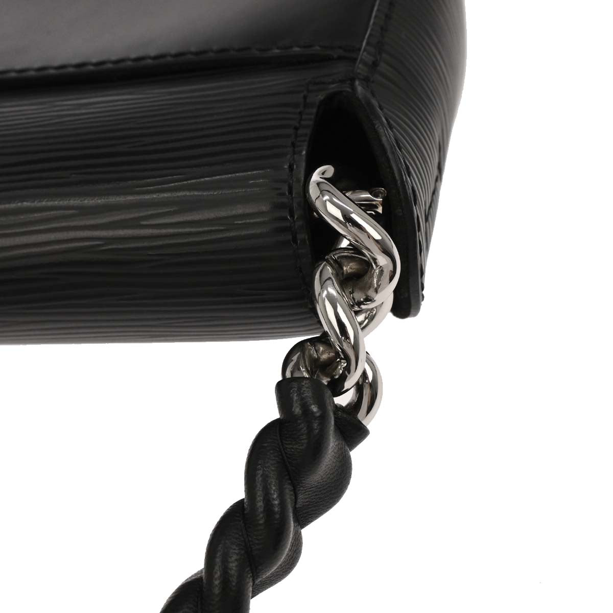 Louis Vuitton Black Epi Luna 2way Shoulder Handbag M42674