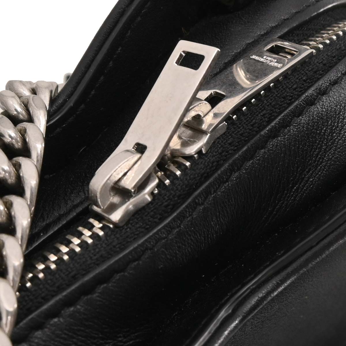 Saint Laurent Black Love Fringe Shoulder Bag