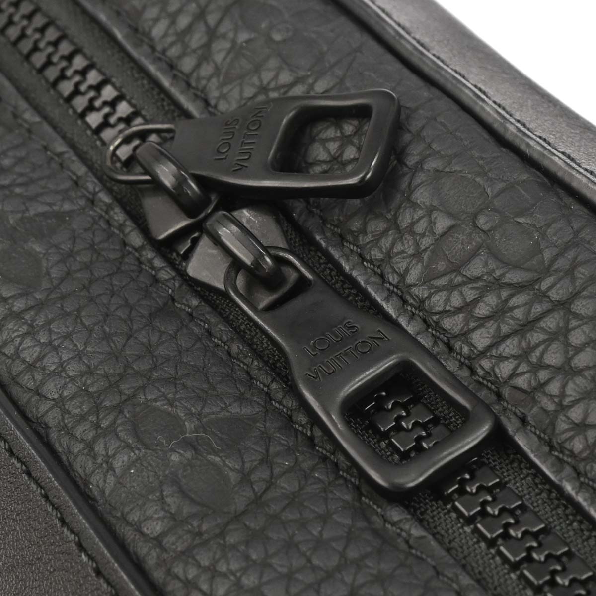 Louis Vuitton Black Taurillon Soft Trunk Shoulder Bag M53288