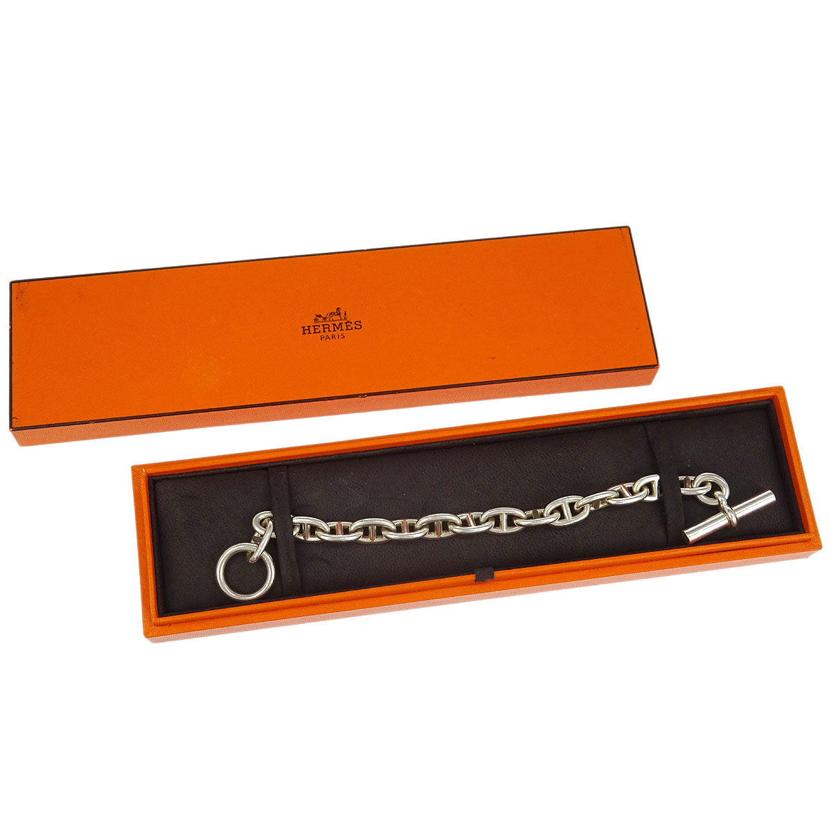 Hermes Chaine d'Ancre MM Bracelet Ag925 Silver