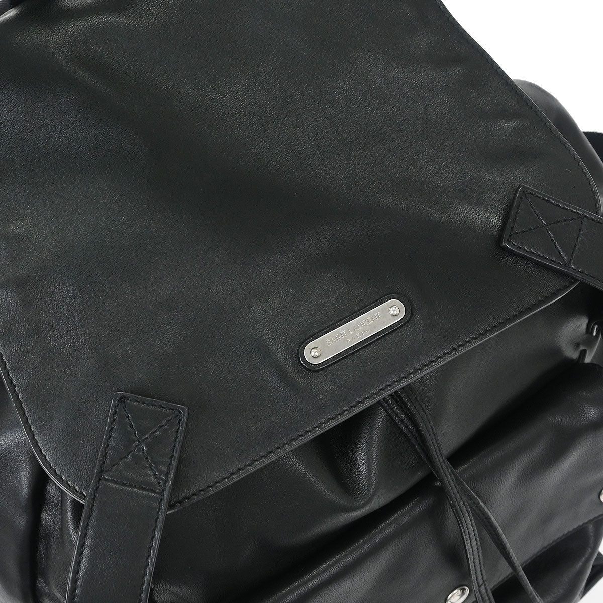 Saint Laurent Black Backpack
