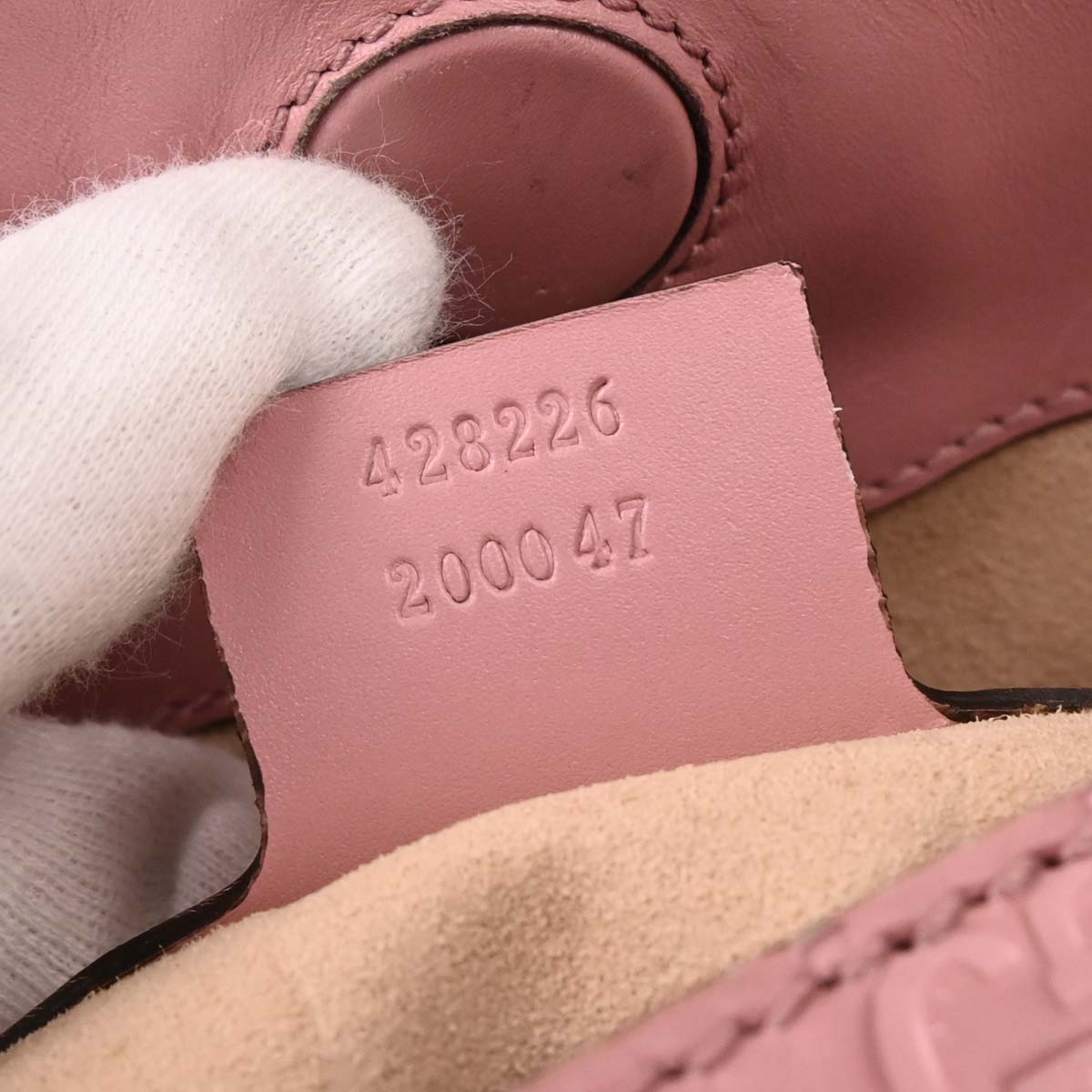 Gucci Pink Guccissima 2way Shoulder Handbag