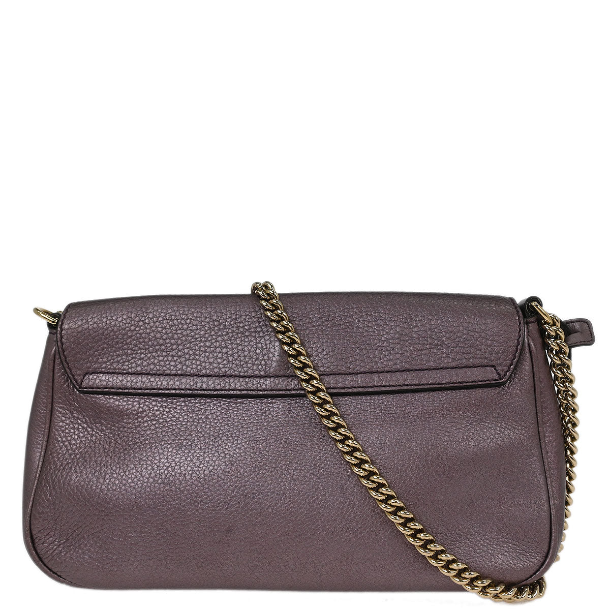 Gucci Metallic Purple Soho Chain Shoulder Bag