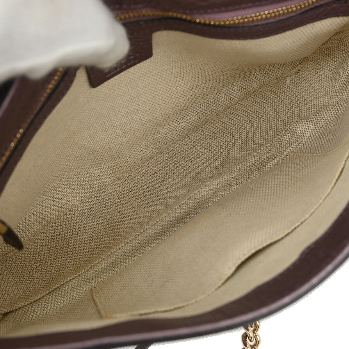 Gucci Metallic Purple Soho Chain Shoulder Bag