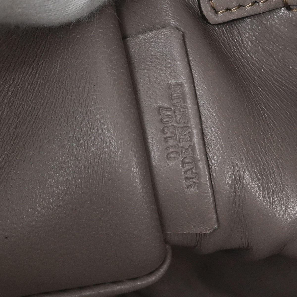 Loewe Gray Leather Amazona 28 Handbag