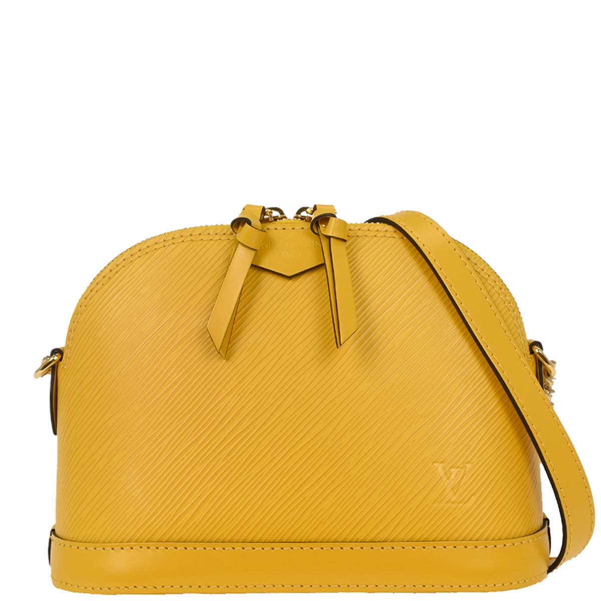Louis Vuitton Yellow Epi Alma Mini Chain Shoulder Bag M53119