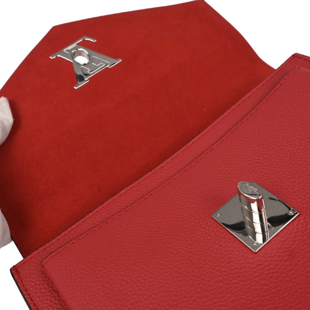 Louis Vuitton Red My Lockme BB Shoulder Bag M51419