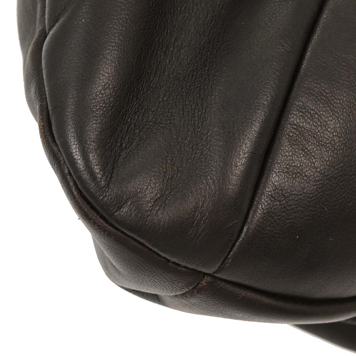 Salvatore Ferragamo Black Leather Gancini Handbag