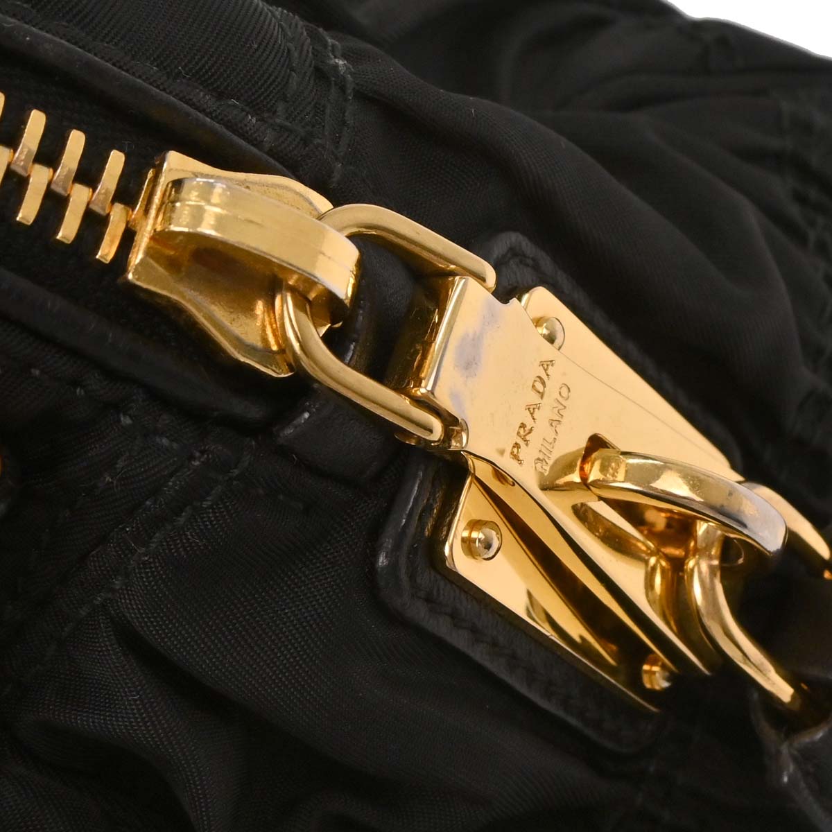 Prada Black Nylon Handbag