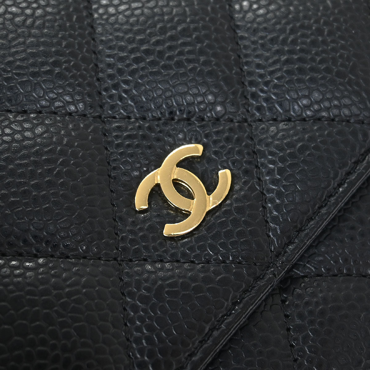 Chanel Black Caviar Classic WOC Wallet On Chain