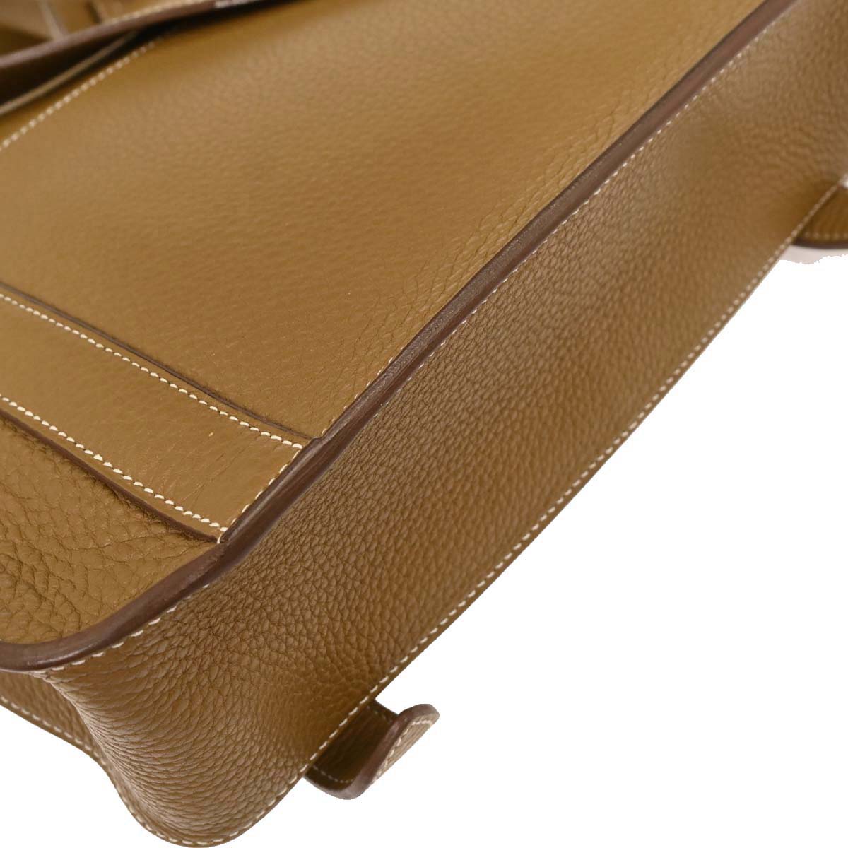 Hermes Kraft Taurillon Clemence Steve Caporal 27 Shoulder Bag