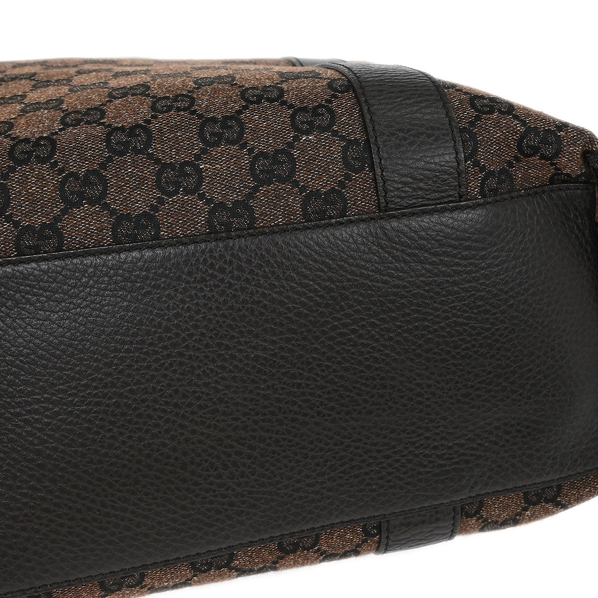 Gucci Brown Bamboo GG Handbag