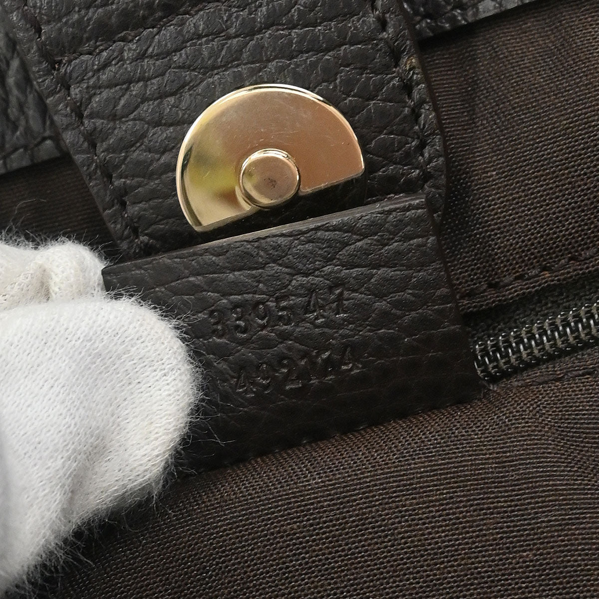 Gucci Brown Bamboo GG Handbag