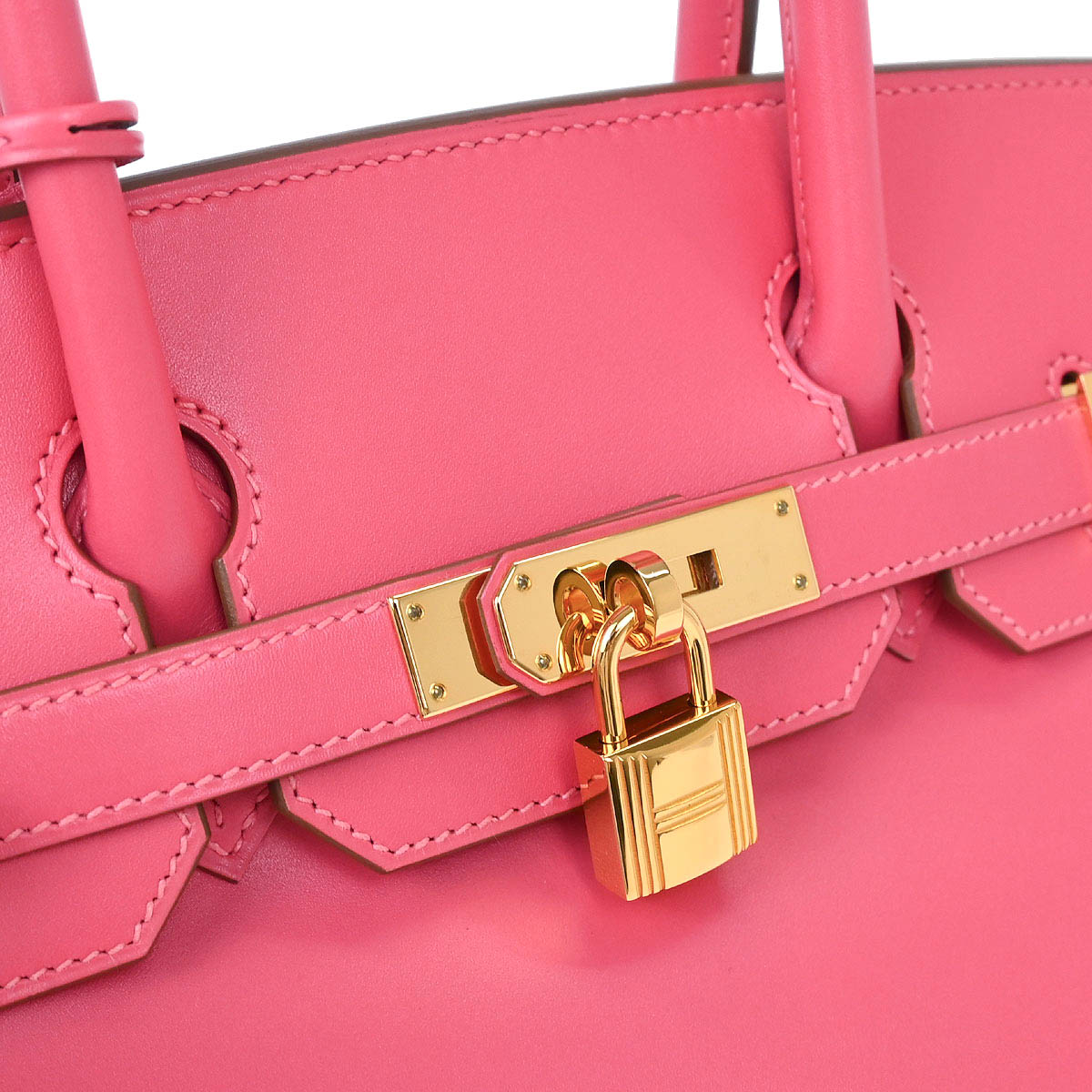 Hermes Rose Lipstick Tadelakt Birkin 30 Handbag