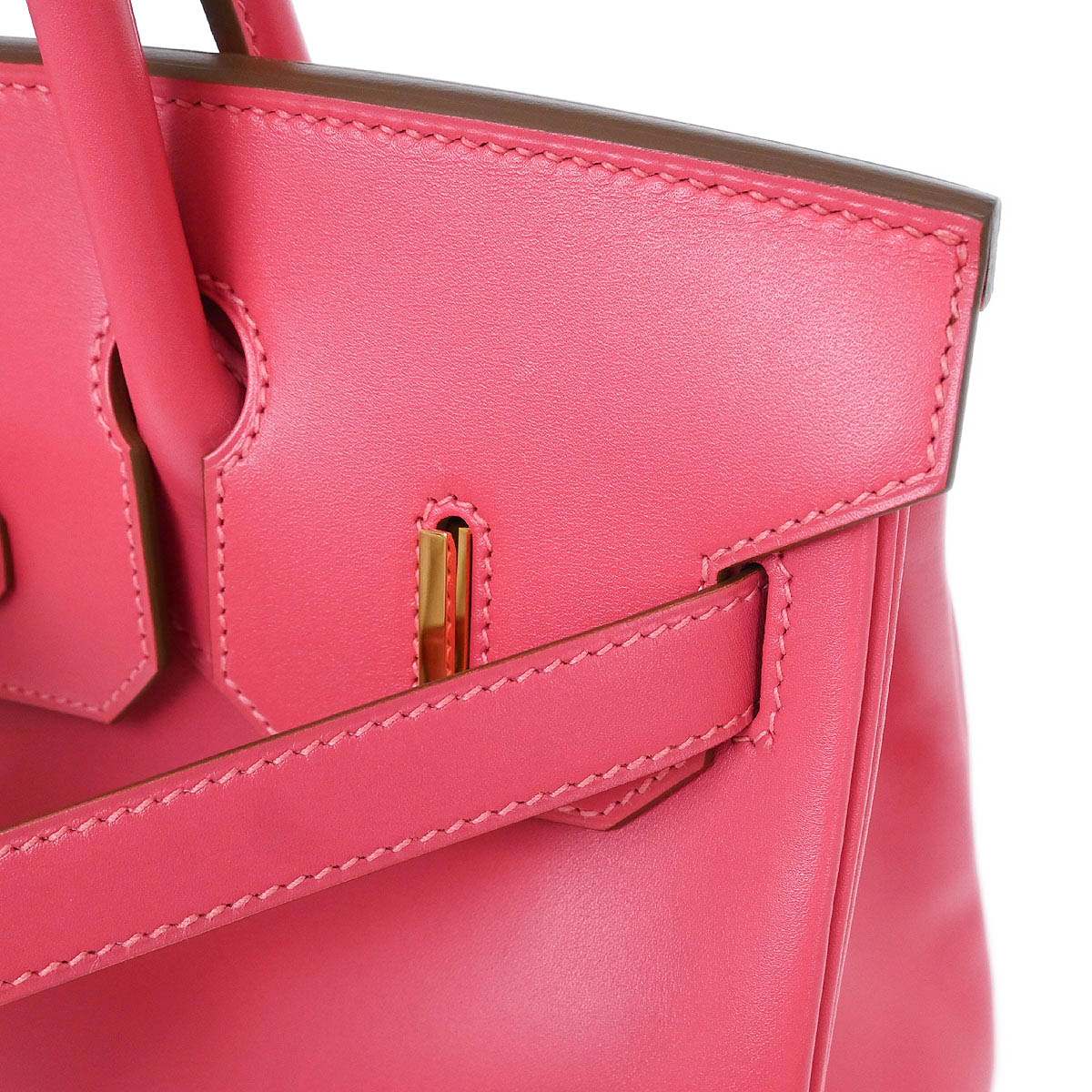 Hermes Rose Lipstick Tadelakt Birkin 30 Handbag